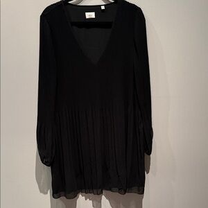 Aritzia Black Long Sleeve Dress